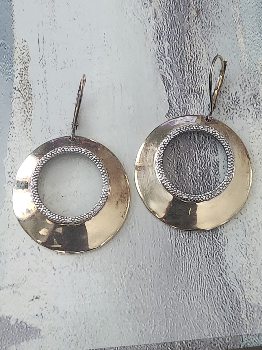 Gold-Tone Open Circle Dangle Earrings - Women's Fashion Jewelry